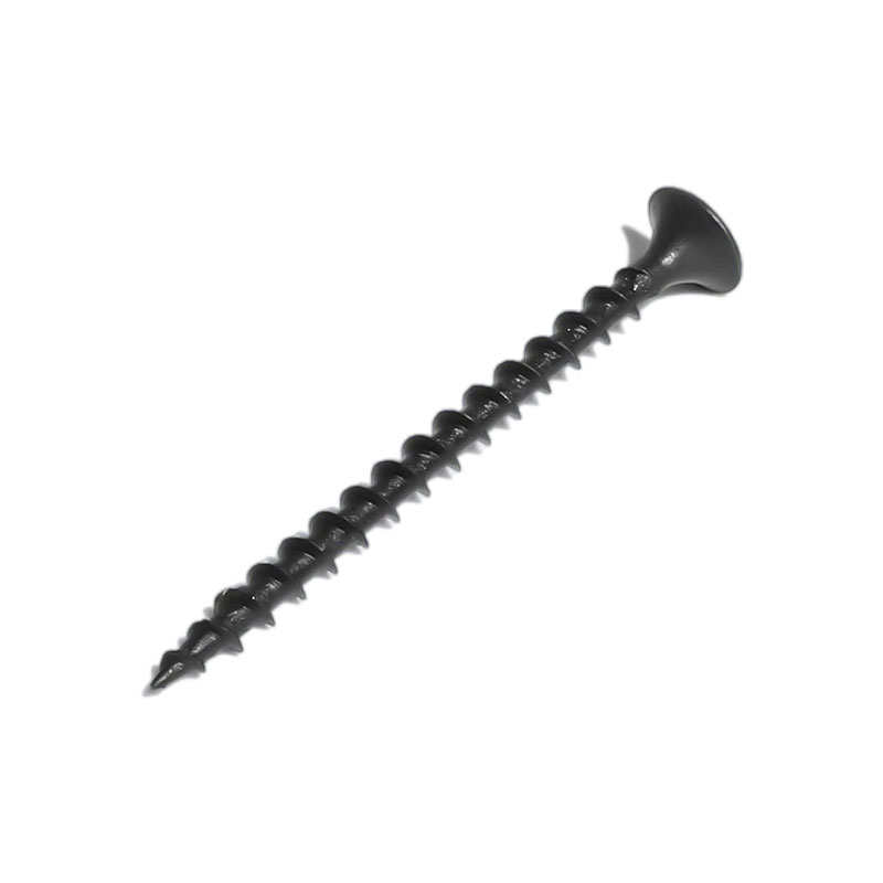 Snáithe garbh scriú dubh ceann bugle Phillips